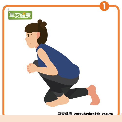 运动后抱小腿伸展小腿肌