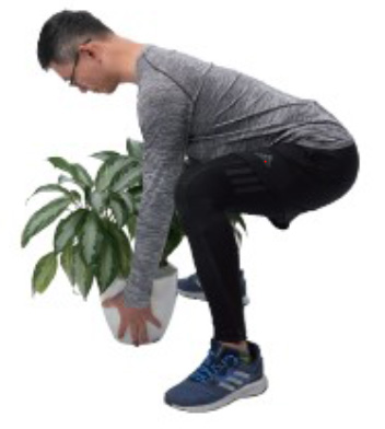 不伤腰不伤膝盖的搬盆栽练习