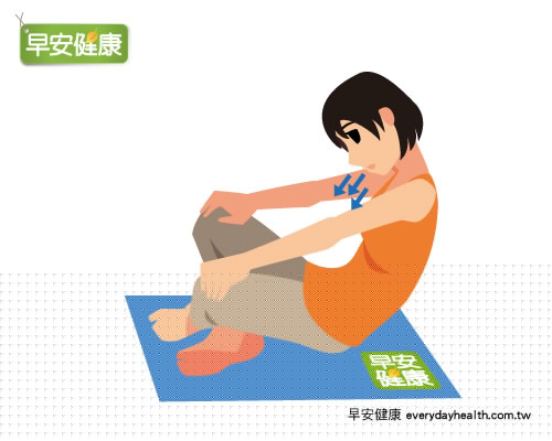 伸展背部消除肩颈腰背疲劳