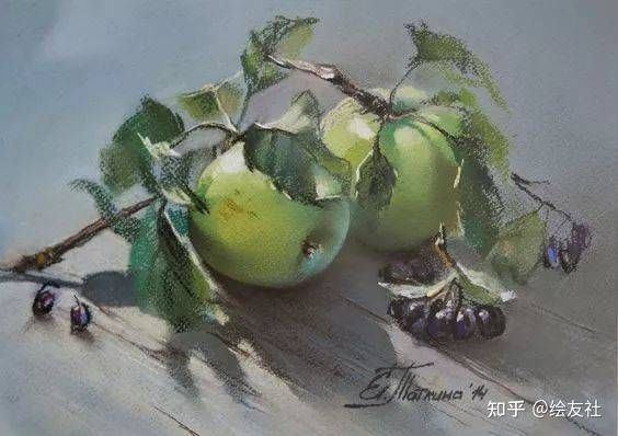 绚丽色粉画上色技法和步骤,画渣也可以逆袭大神