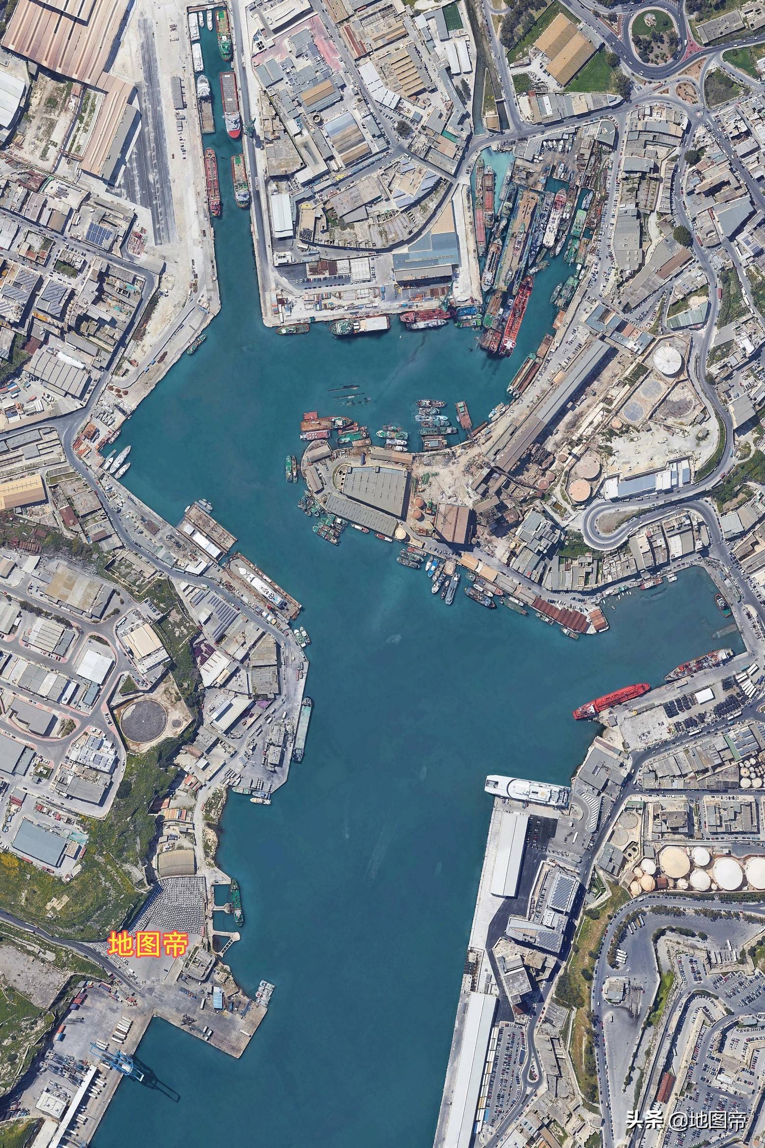航拍马耳他岛,地中海的心脏