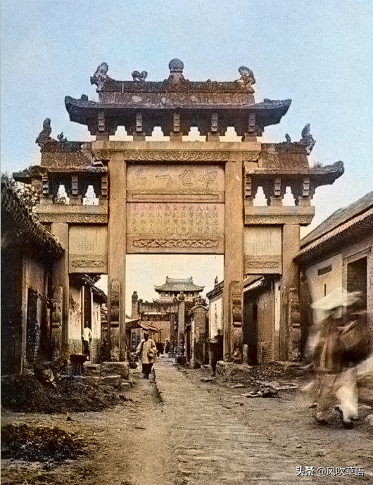 山东青岛即墨区:民国时期的墨城城墙和街市风情