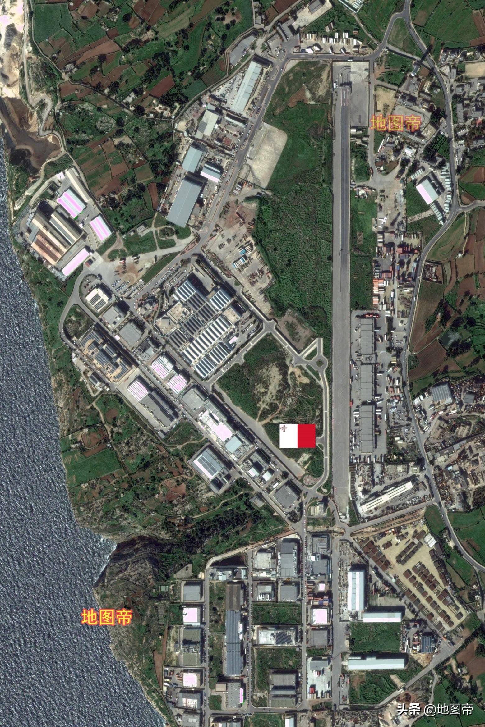 航拍马耳他岛,地中海的心脏