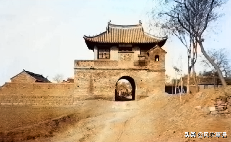 山东青岛即墨区:民国时期的墨城城墙和街市风情