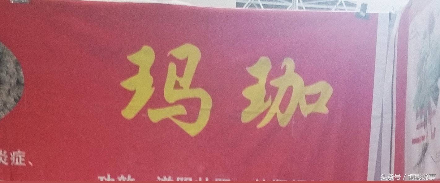 展会上的玛咖,年轻人喜欢买,国内产的一斤100,进口的200
