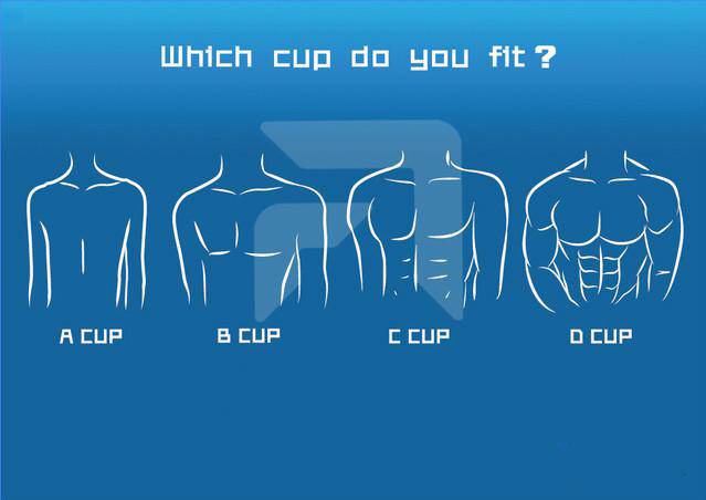 你想要女人有个大cup,你自己的cup够大吗