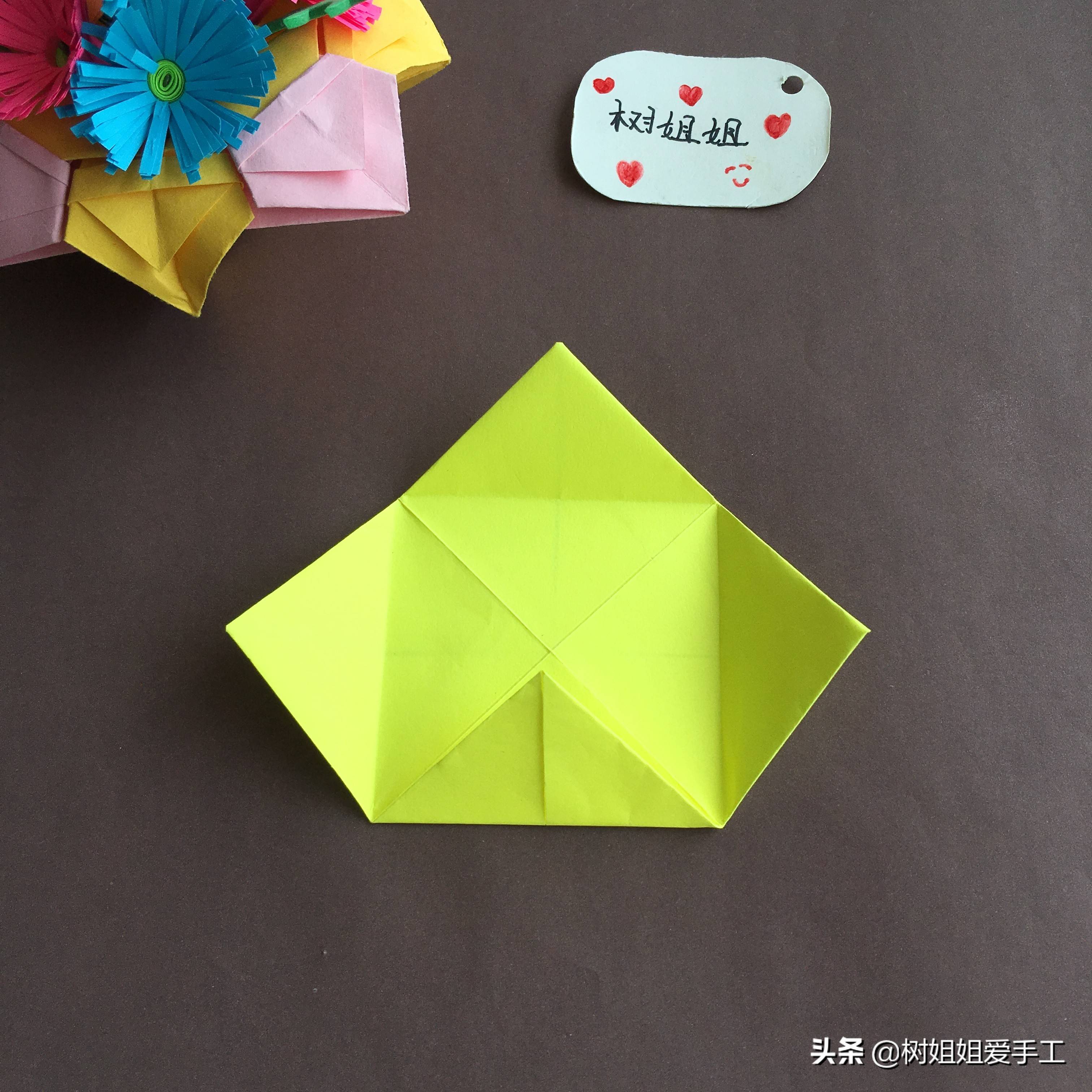 玩具折纸:小时候都玩过的东南西北折法