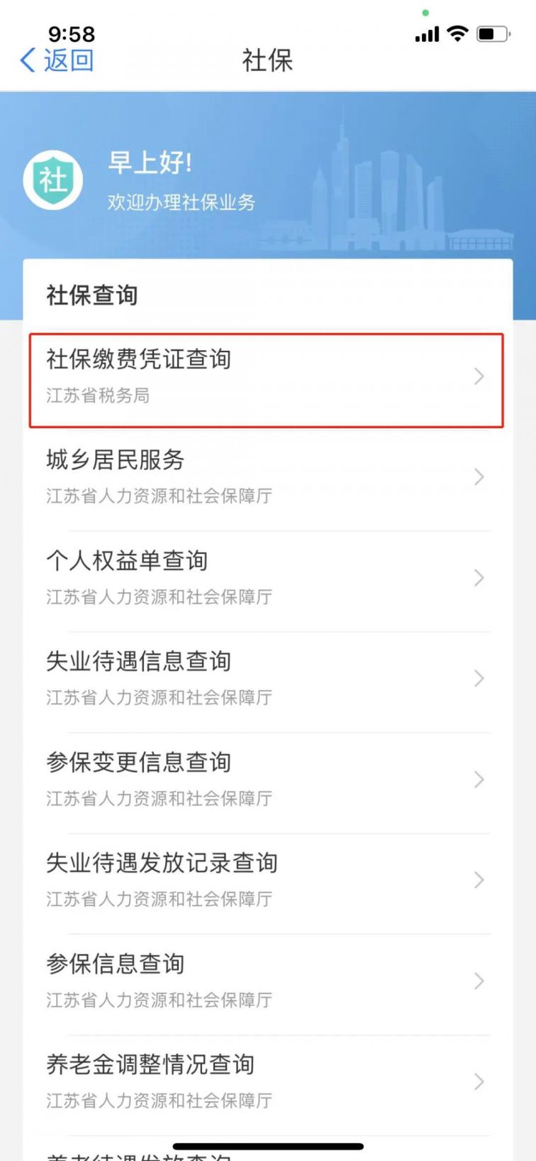 连云港社保缴费凭证怎么查?
