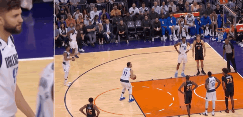 东契奇半场三分,东契奇半场31分